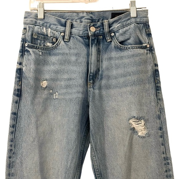 AllSaints April Boys Crop Jean in Indigo Size 24 - Picture 8 of 11